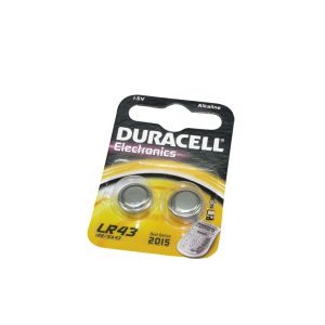 Baterie Alkaliczne, guzikowe Duracell 186, LR1142, V12GA, SR43, SR1143, 386, SW44, BSR43H